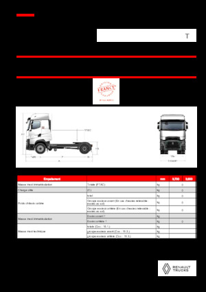 Влекачи Renault T HIGH T4X2 X-LOW 13L E6