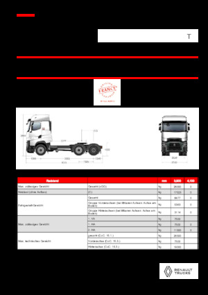 Влекачи Renault T HIGH T6X2 PUSHER 13L E6