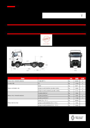 Влекачи Renault T HIGH T6X2 PUSHER 13L E6