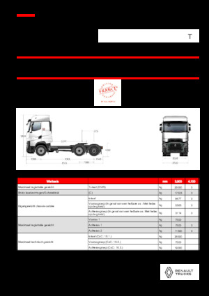 Влекачи Renault T HIGH T6X2 PUSHER 13L E6