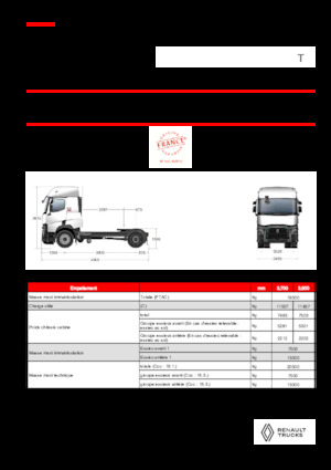Влекачи Renault T T4X2 13L E6