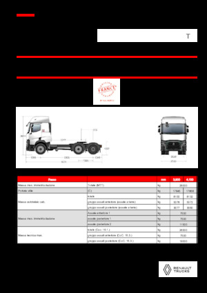 Влекачи Renault T T6X2 PUSHER 13L E6