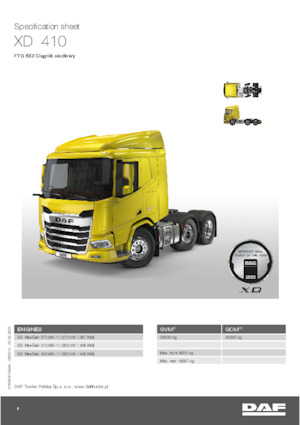 Влекачи DAF XD 370 FTG