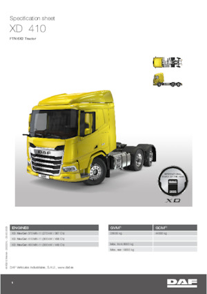 Влекачи DAF XD 370 FTN