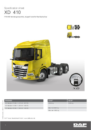 Влекачи DAF XD 370 FTS