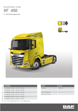 Влекачи DAF XF 480 FT