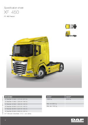 Влекачи DAF XF 480 FT