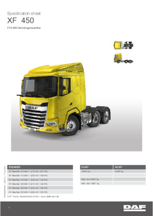 Влекачи DAF XF 410 FTG