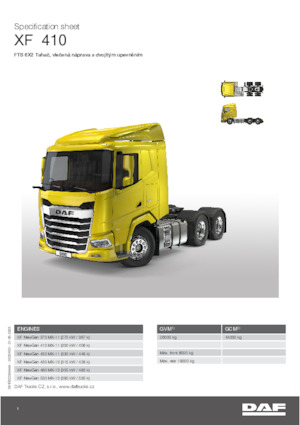 Влекачи DAF XF 410 FTS