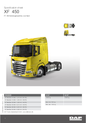 Влекачи DAF XF 430 FT Low Deck