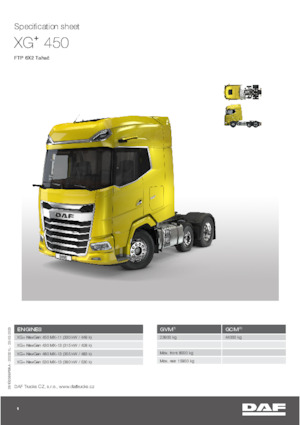 Влекачи DAF XG+ 480 FTP