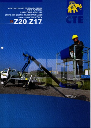 Монтирани на ремаркета повдигачи с подвижна стрела CTE Z 17