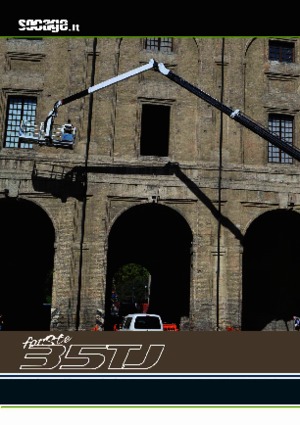 Телескопични вишки, монтирани на камион Socage forSte 35 TJ