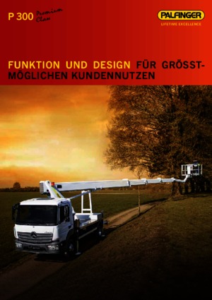 Телескопични вишки, монтирани на камион Palfinger P 300