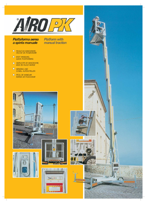Подемници с единична вертикална мачта AIRO PK 11800 E