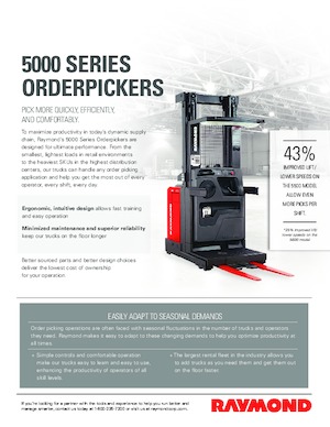 Машини за събиране на поръчки RAYMOND 5600