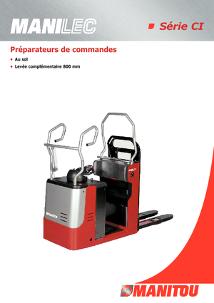 Машини за събиране на поръчки Manitou CI 12 PF