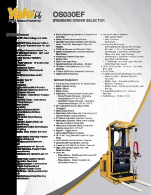 Машини за събиране на поръчки Yale OS030EF