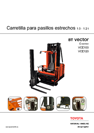 Електрически странични товарачи BT Vector VCE 100