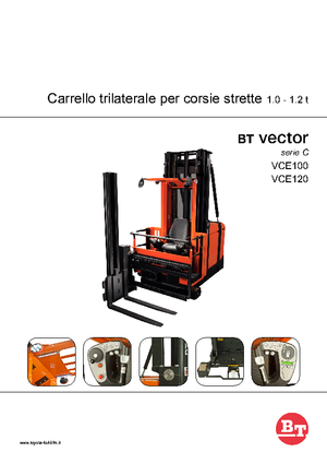 Електрически странични товарачи BT Vector VCE 100