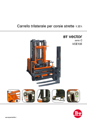 Електрически странични товарачи BT Vector VCE 135