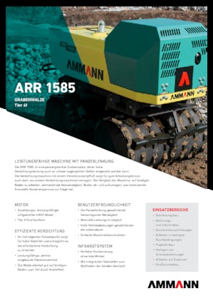 Вибрационни валяци Ammann ARR 1585 T4f