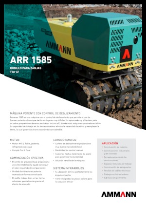 Вибрационни валяци Ammann ARR 1585 T4f