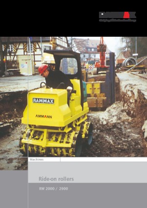 Вибрационни валяци Rammax RW 2900 HF