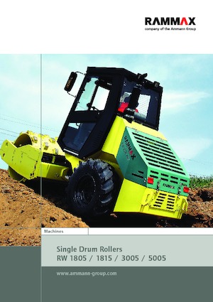 Еднобандажни валяци Rammax RW 5005