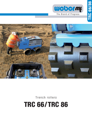 Вибрационни валяци weber mt TRC 86