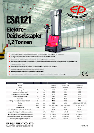 Уоки стакери EP ESA121