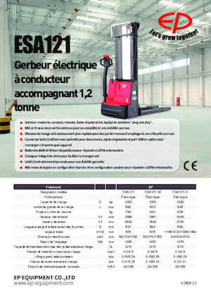 Уоки стакери EP ESA121