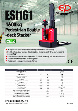 Уоки стакери EP ESi161