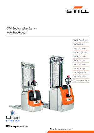 Уоки стакери Still EXV 10 