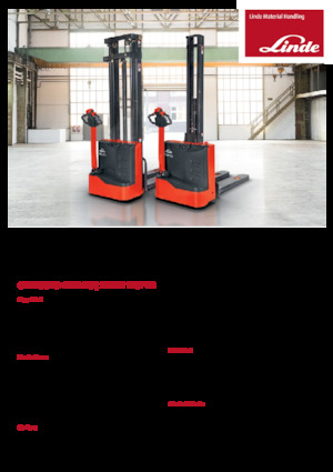 Уоки стакери Linde ML10