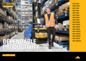 Уоки стакери Caterpillar NSP12N3