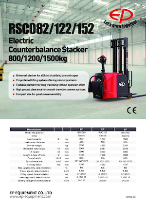 Уоки стакери EP RCS152