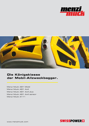 Крачещи багери Menzi A 91