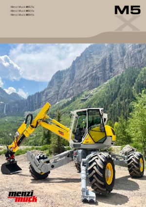 Крачещи багери Menzi M535x