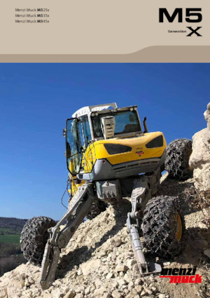 Крачещи багери Menzi M535x