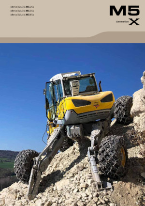 Крачещи багери Menzi M535x