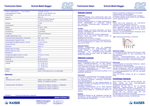 Крачещи багери Kaiser S 2 Mobil