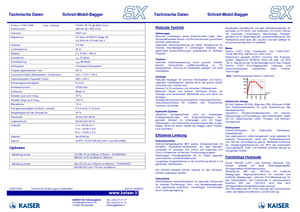 Крачещи багери Kaiser S X