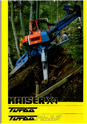 Крачещи багери Kaiser X 4 Turbo Mobil