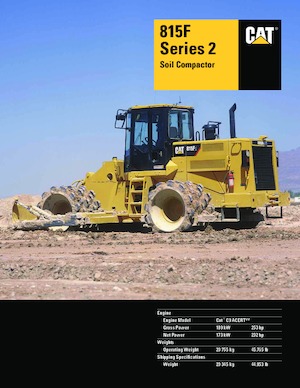 Компактори за отпадъци Caterpillar 815F Series 2