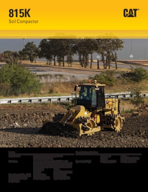 Компактори за отпадъци Caterpillar 815K