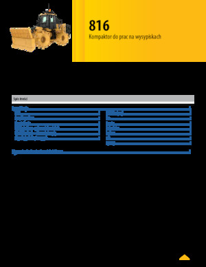 Компактори за отпадъци Caterpillar 816
