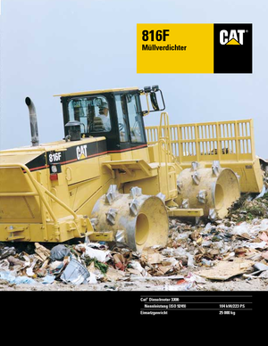 Компактори за отпадъци Caterpillar 816 F