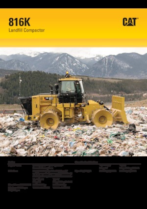 Компактори за отпадъци Caterpillar 816K