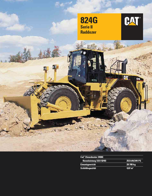 Колесна дозаторна машина Caterpillar 824 G II